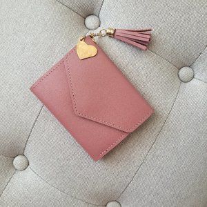 Faux leather pocketbook